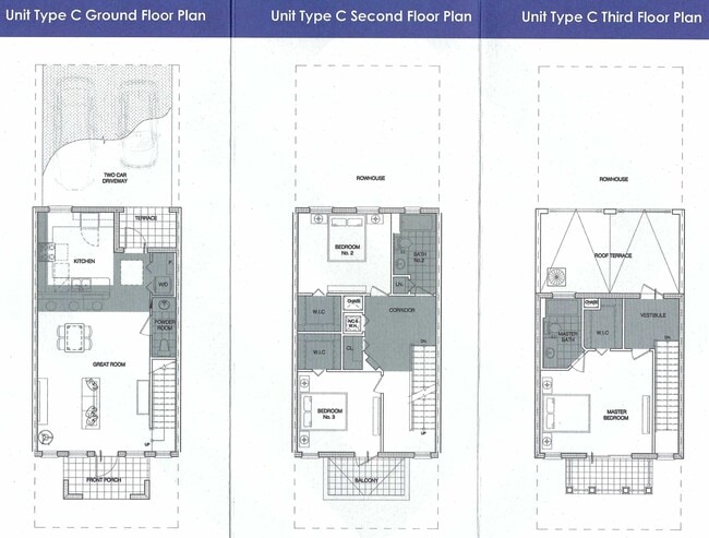Floorplan - Southern Villas Townhomes