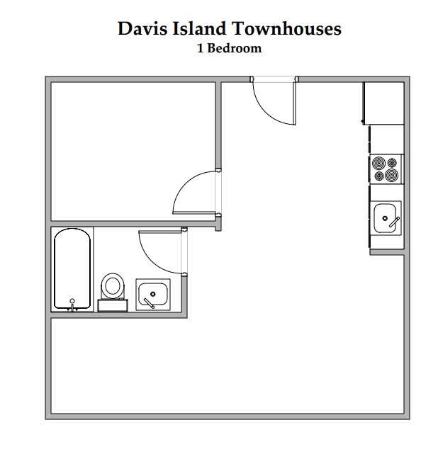 1BR/1BA - Davis Island Townhomes