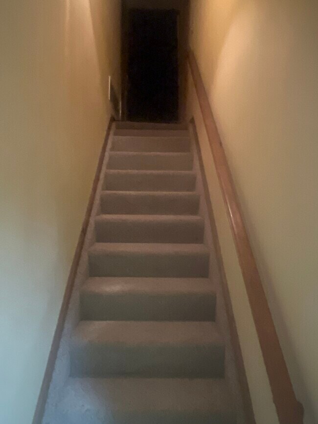 Stairs up to apartment - 19305 Misty Morning Dr