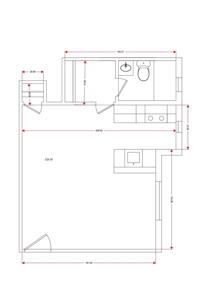Floorplan - Hillside Apartments