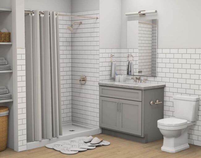 1 BEDROOM VILLA BATHROOM - Rush River Commons