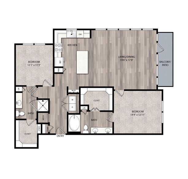 Floorplan - The Edison at Frisco