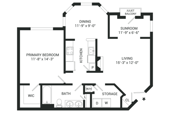 Floorplan - The Fairways at Birkdale Apartment Homes