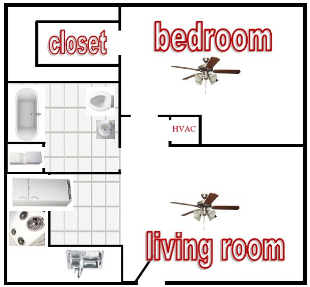 Floorplan - Magnolia Corner Apartments