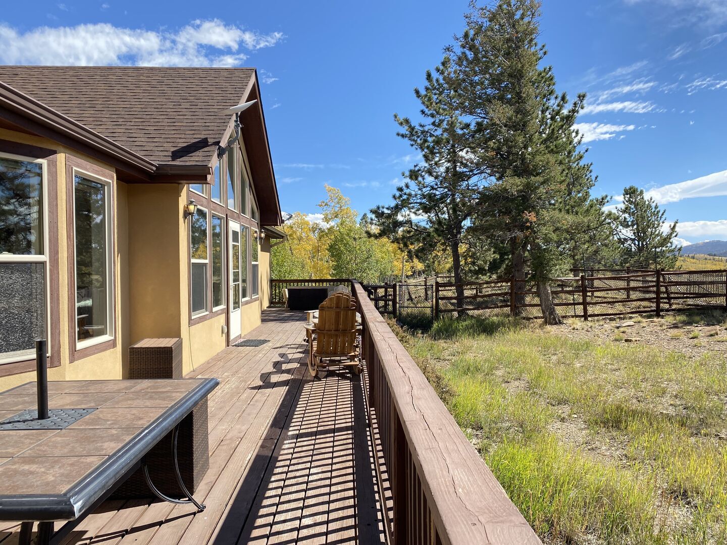 back deck - 850 Blacksmith Rd