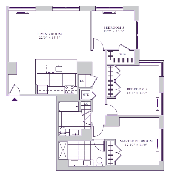 2BR/2BA - 88 Morgan Condominiums