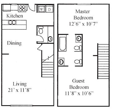 2BR/2.5BA - Regents Point