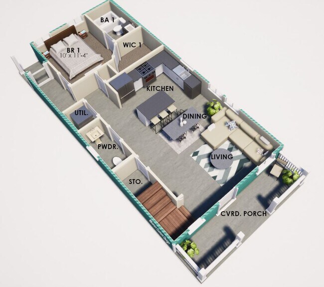 Floorplan - Utopia Cottages - Private Student Housing