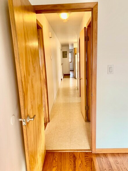 Hall from 2nd Bedroom looking towards Living Room - 203 5th St