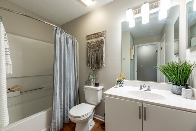 Newly Renovated Ensuite Bathroom - BriceGrove Park Apartments