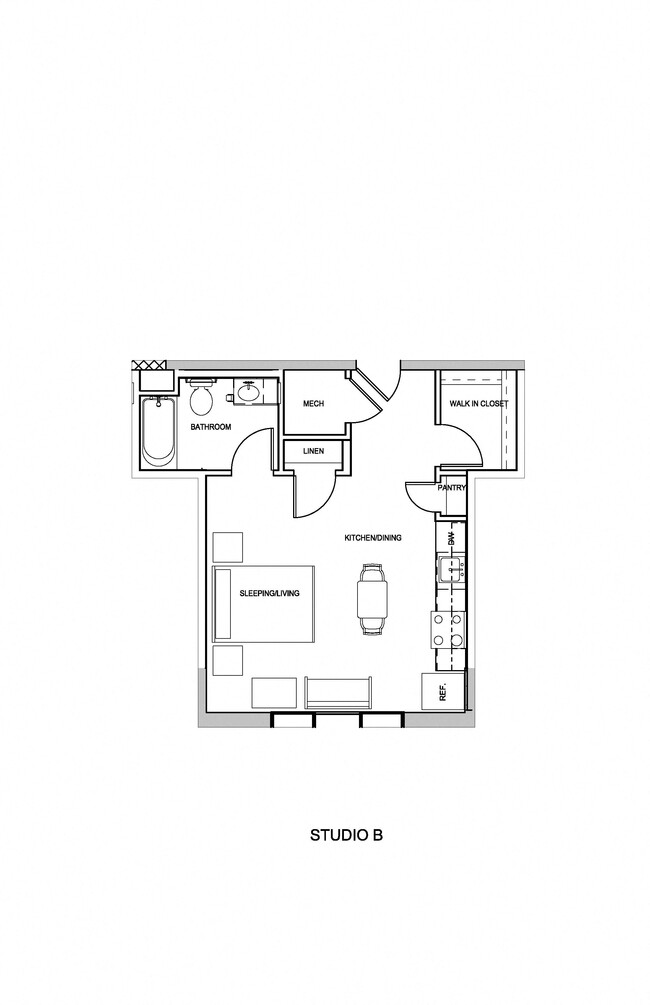 Floorplan - The Flats at Sandy Spring (Seniors 62+)