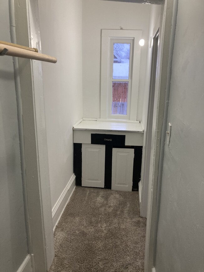 Built in counter in closet - 912 5th St SW