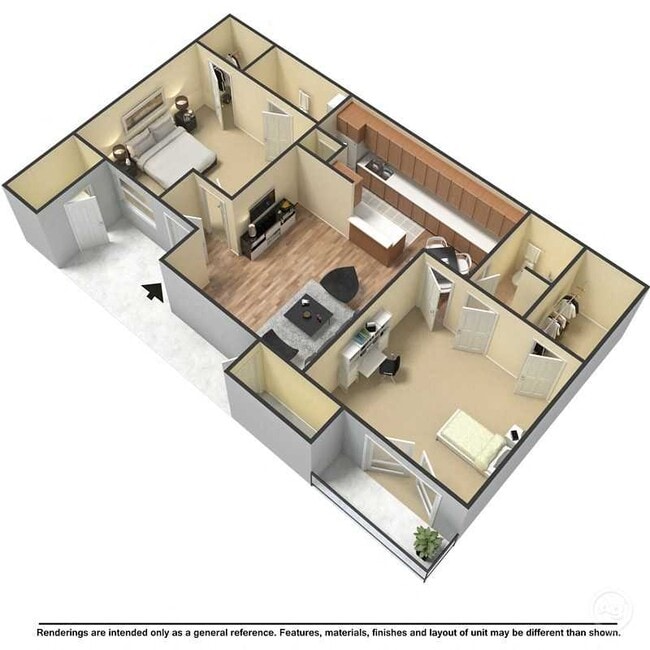 Floorplan - Peaks at Universal City