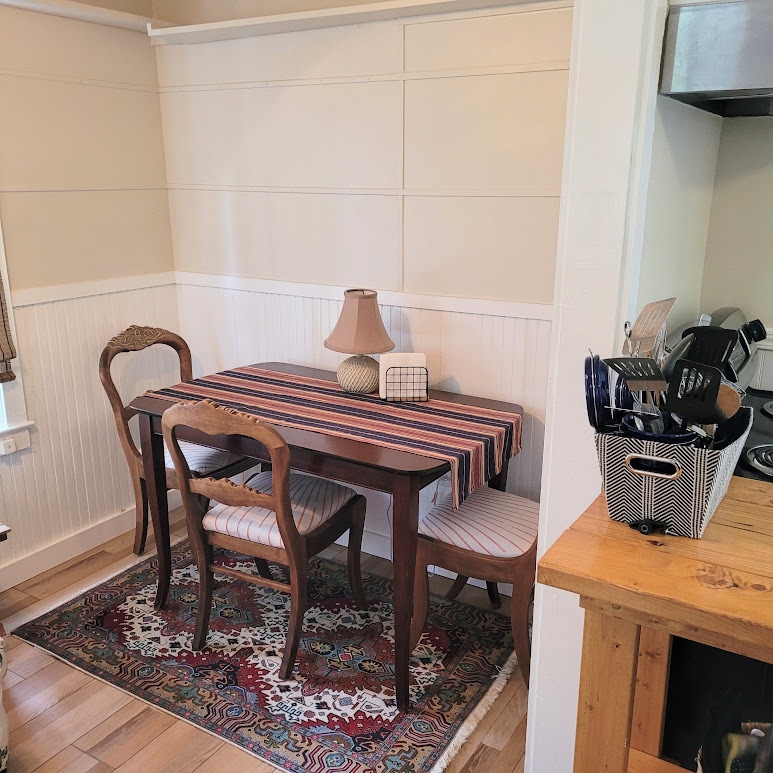 Same dining area different set up - 114 Second St