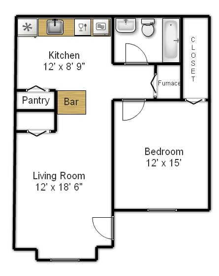 Unit 15 - New Castle Apartments