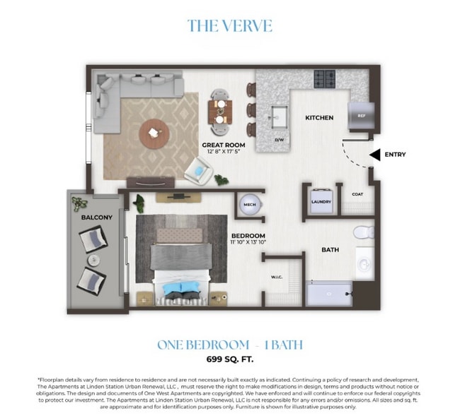 Floorplan - One West Apartments