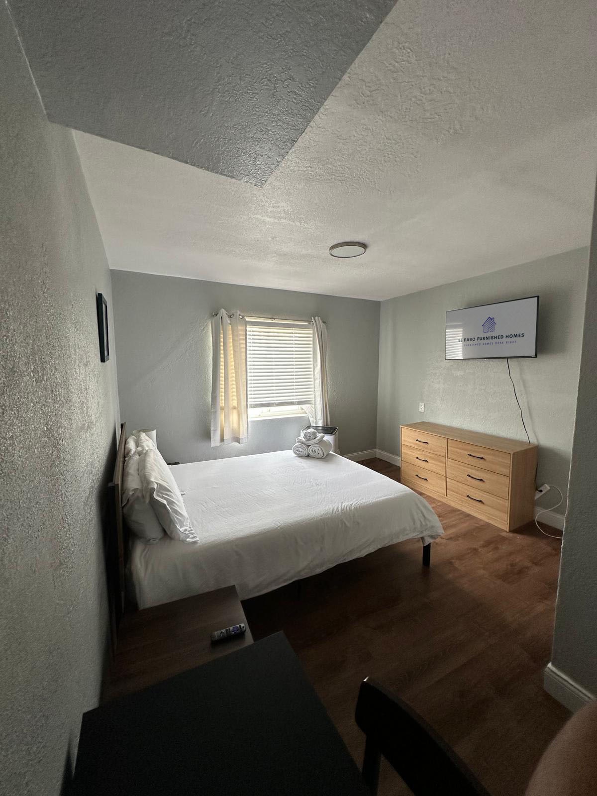 Bedroom with Smart TV - 3831 Monroe Ave