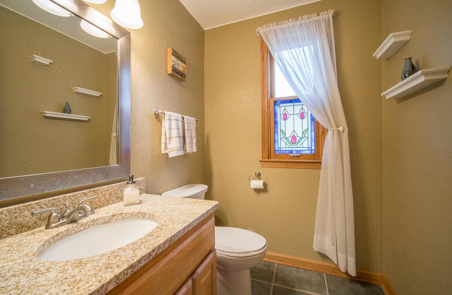 Main Floor Full Bath with Shower - 508 Merton Ave