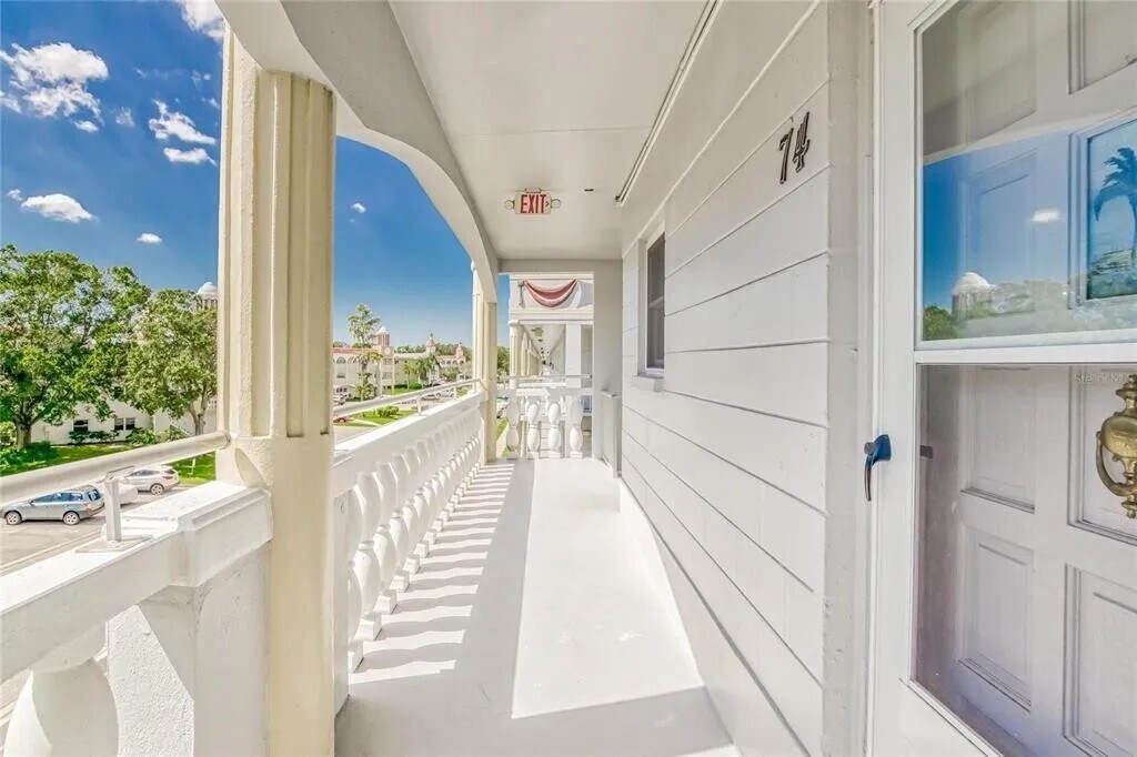 Exterior facing toward stairwell (short distance) - 2460 Franciscan Dr