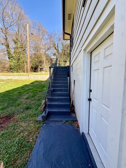 Stairwell outside of home - 12 Moore St