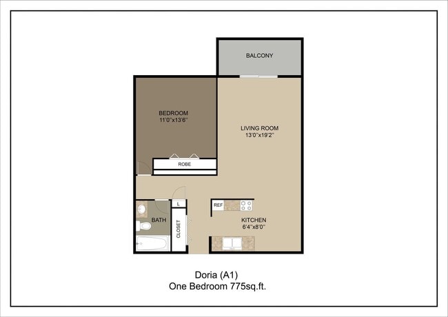 Floorplan - Moonraker Apartments
