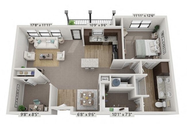 Floorplan - Sage Highland Creek 55+ Active Adult