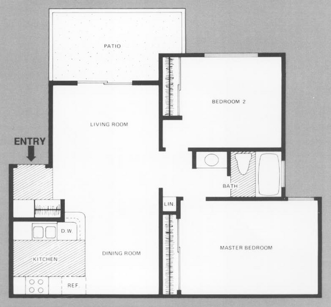 Arborgate 2 bed 1 bath.jpg - Arborgate Apartments