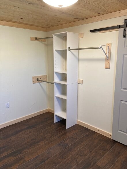 Open concept closet - 7778 FM 3025