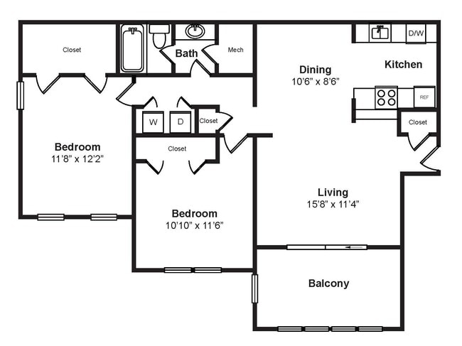 Floorplan - Windsor Peachtree Corners