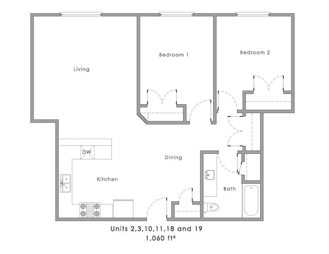 Floorplan - College Avenue Apartments