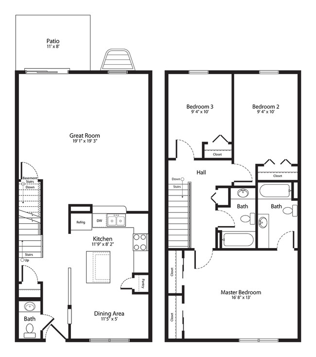 The Woodwind (3 BR/2-1/2 Bath) - Wynchase