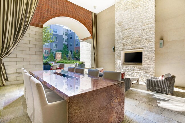 Outdoor Loggia with plenty of space to entertain - Windsor at Cambridge Park