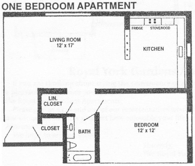 1BR/1BA - Royal York Garden Apartments