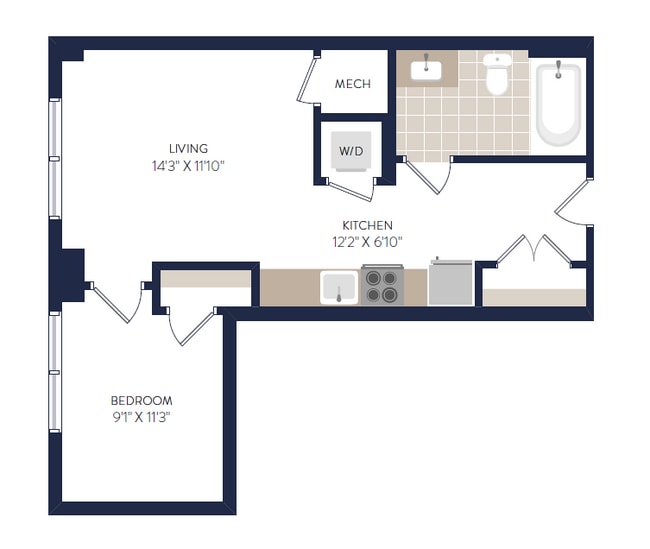 Floorplan - Rise at Temple Courts