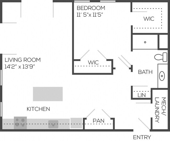 Floorplan - Adams Edge Apartments