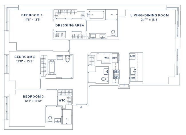 Floorplan - 222 W 80 Street