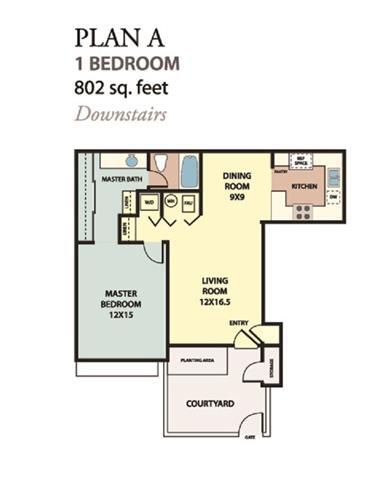 Floorplan - The Resort at Encinitas Luxury Apartment H...