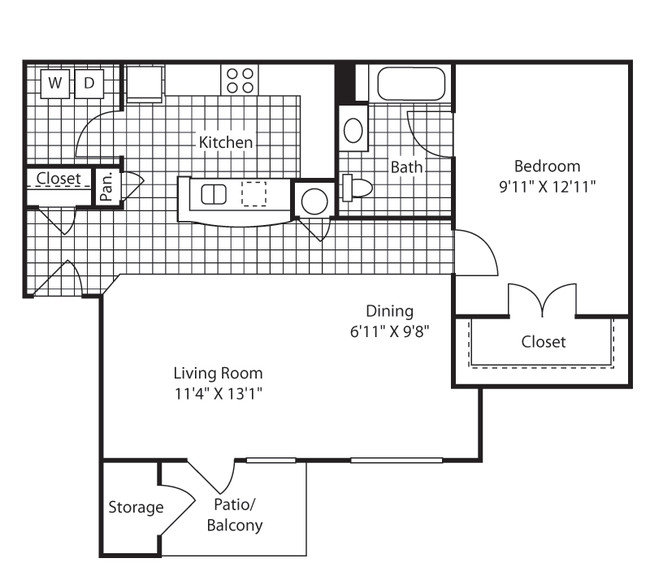 858 sq ft - The Cove at Saddle Creek