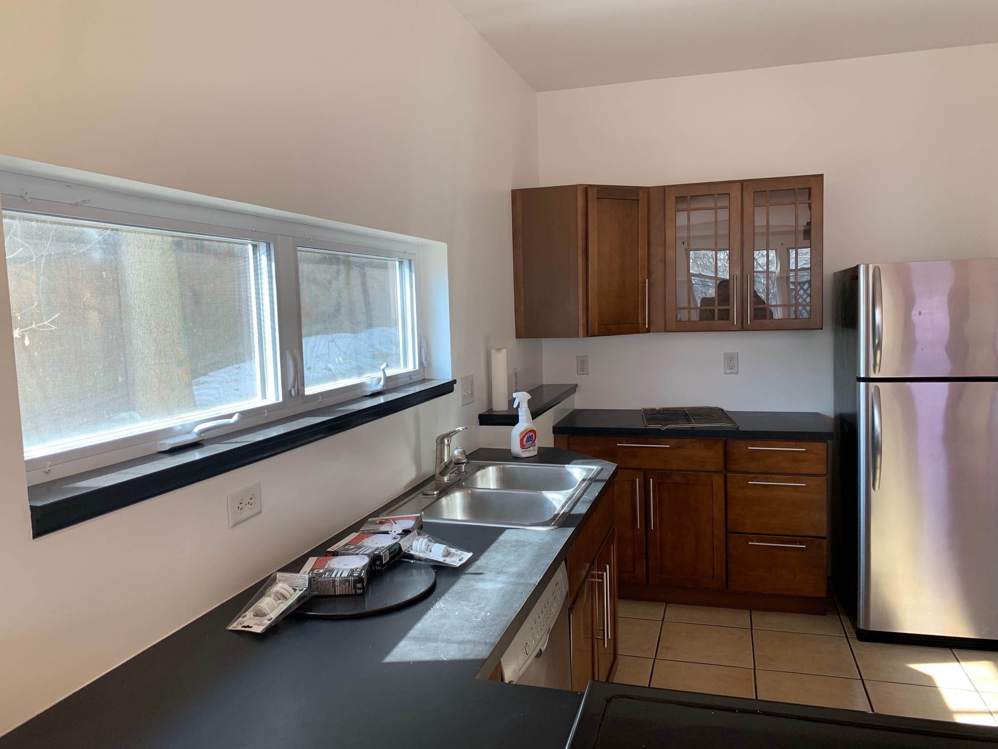 Unit 1 kitchen - 14 W 5th St
