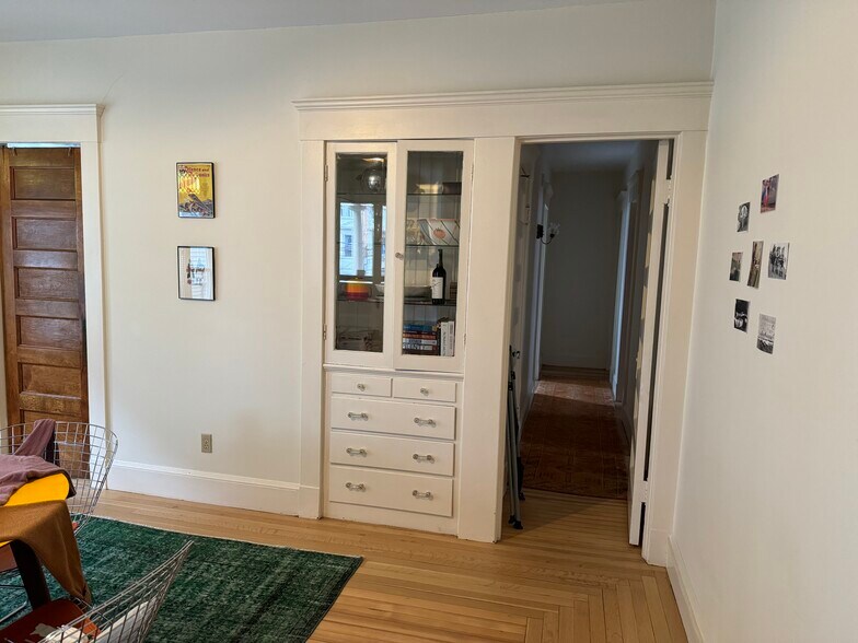 Built-in china cabinet - 188 Lawrence St