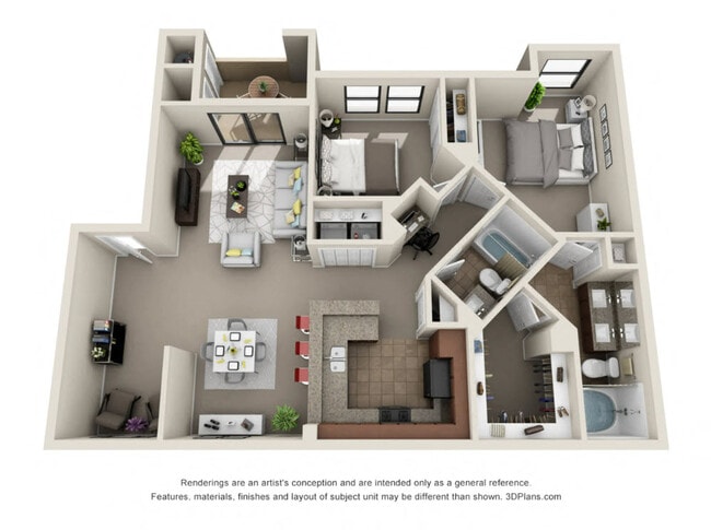 Floorplan - Colton Apartments
