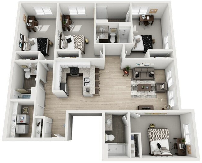 611 4x4A - The Flats
