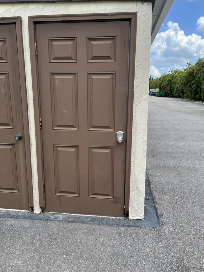 outside secured storage - 16181 Dublin Cir