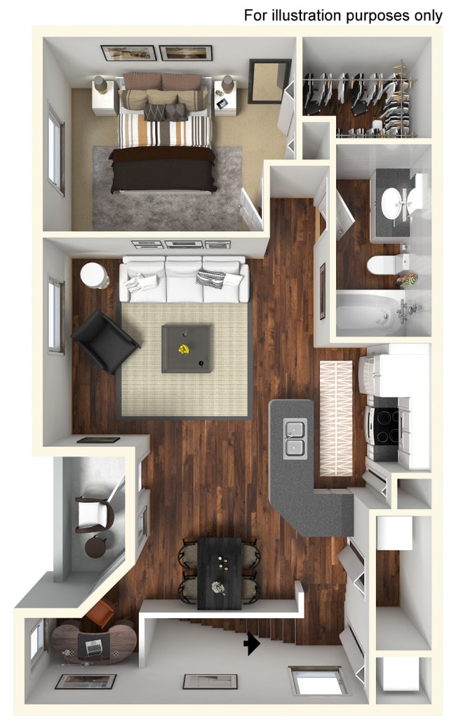 Floorplan - Rivertree Apartments