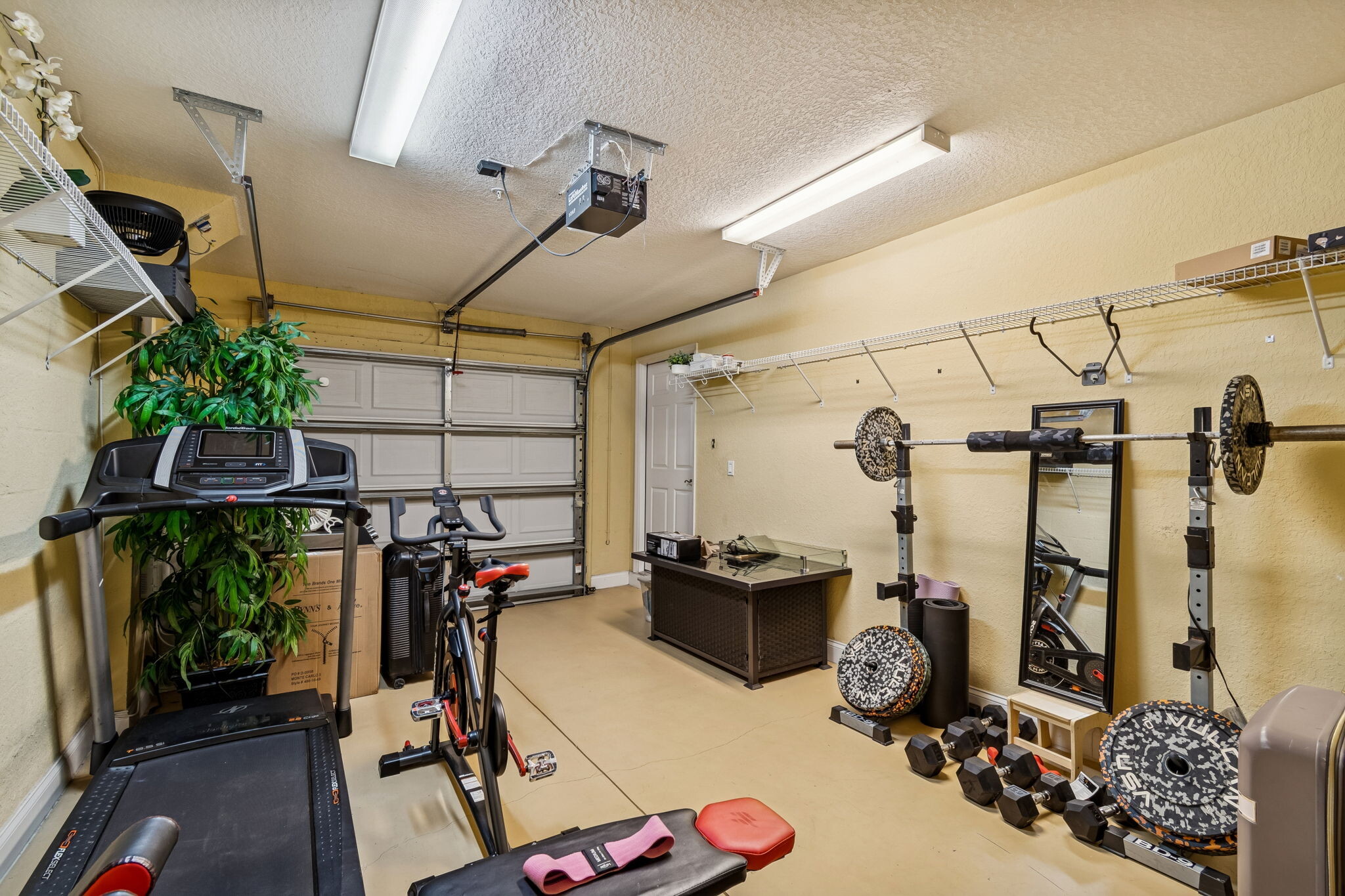 Garage with home gym included - 4543 Bay Spring Ct