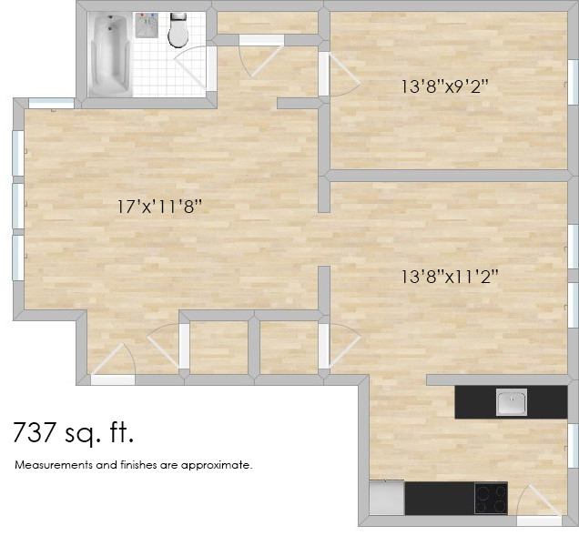 Floorplan - 814-820 S. Austin Blvd.