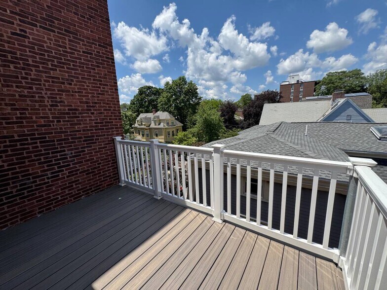 Private Porch off Kitchen - 154 Harvard St