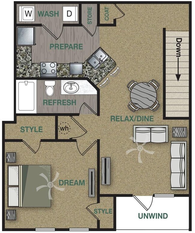 Floorplan - Stonepost Crossing Apartments