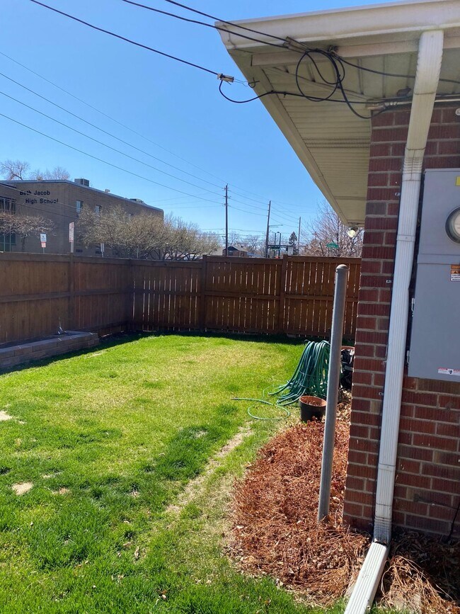 Private backyard, with plenty of space to play! - 1400 Zenobia St