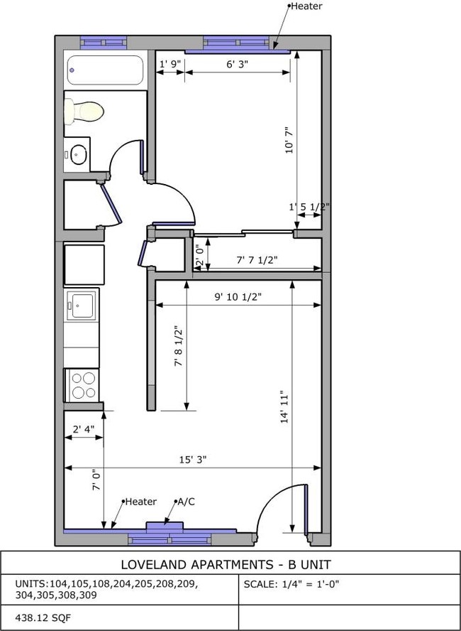 Botticelli (B Unit) - Loveland Apartments & Suites